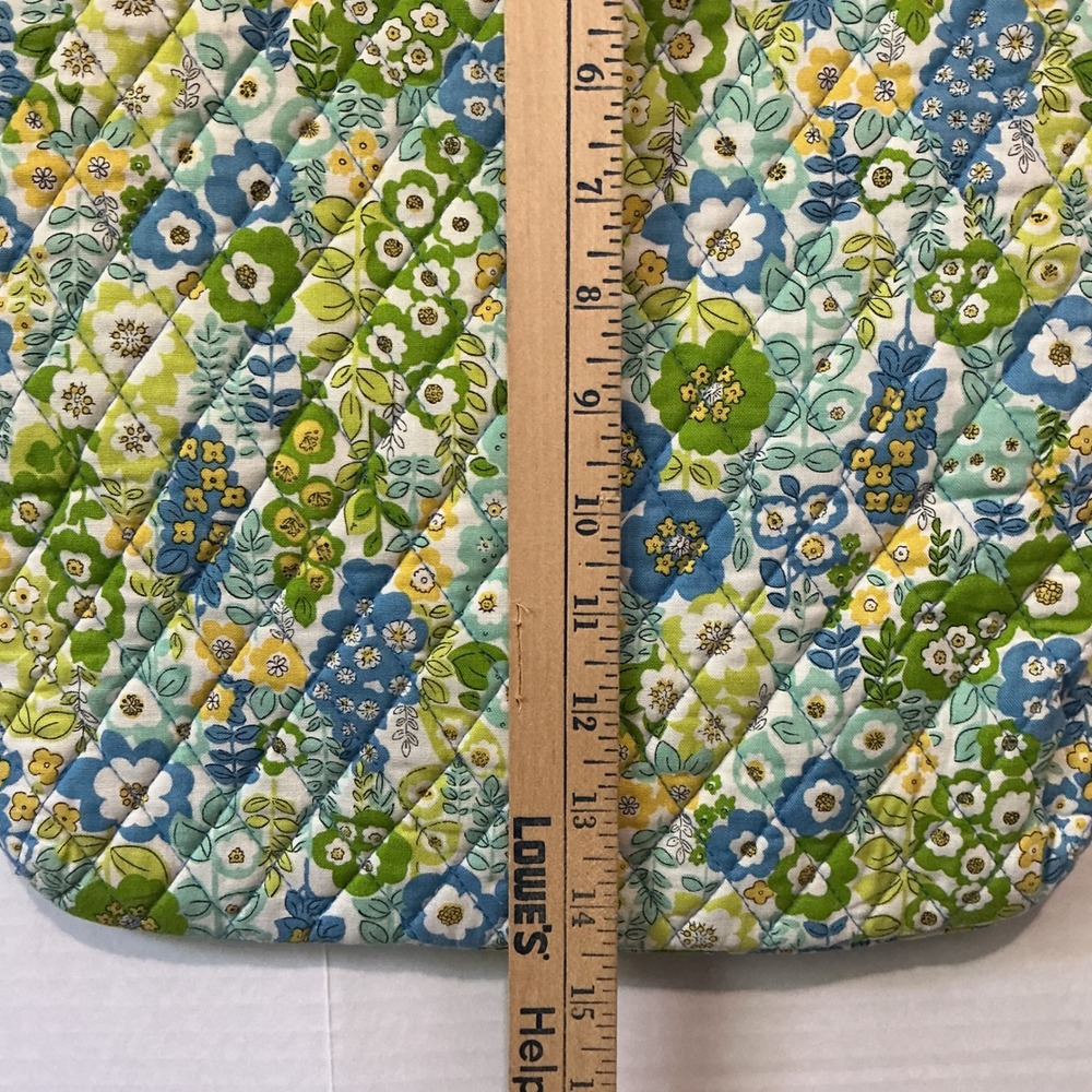 Vera Bradley Slim Tote Bag English Meadow Quilted Floral Travel‎ Shoulder Bag - Picture 10 of 12